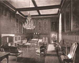 Habitación de la Reina Isabel en Penshurst Place, Kent, 1894