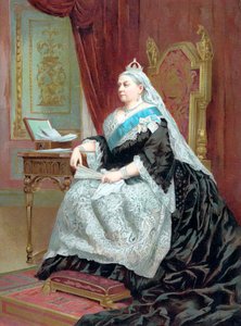 Reina Victoria 1819-1901 en el momento de su Jubileo de Oro, 1887 de Unbekannt