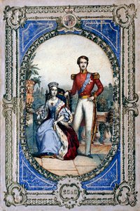 Reina Victoria y el Príncipe Alberto, c. 1840s de Unbekannt