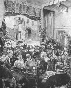 La Reina Victoria escuchando Cavalleria Rusticana en Windsor, 1891, 1901 de Unbekannt