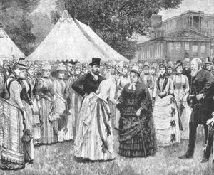 Fiesta en el Jardín del Jubileo de la Reina Victoria en el Palacio de Buckingham, 29 de junio de 1887 de Unbekannt