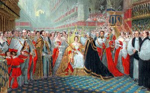 Coronación de la Reina Victoria, 1837 1887 de Unbekannt