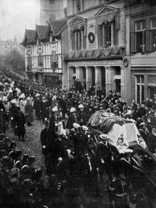 Procesión fúnebre de la Reina Victoria, 1901 de Unbekannt