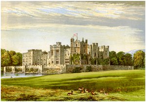 Castillo de Raby, Condado de Durham, hogar del Duque de Cleveland, c. 1880 de Unbekannt