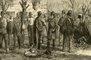 Radetsky después de la victoria en Novara 1849, 1890 de Unbekannt