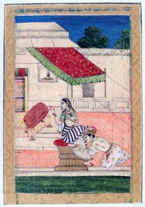 Ramkali Ragini, Álbum Ragamala, Escuela de Rajastán de Unbekannt