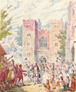 Matrimonio de Randulph Crewe con Hilda en la Iglesia de Lambeth, 1842, 1903