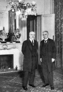 Raymond Poincare, político francés, 1920