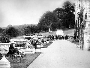 Jardín Trasero, Flete, c1882 de Unbekannt