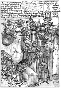Recepción de Richard de Beauchamp, Conde de Warwick, siglo XV de Unbekannt