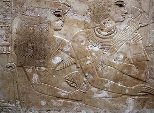 Relieve de la tumba de Ramose, Luxor, Egipto, siglo XIV a.C. de Unbekannt