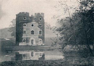 Restos del Palacio de Wolsey, Esher, 1903