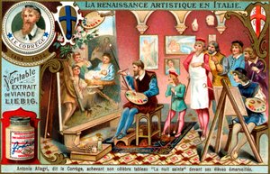 Arte Renacentista en Italia: Antonio Allegri, c1900 de Unbekannt