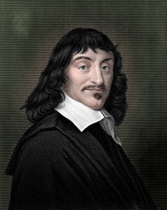 René Descartes, filósofo y matemático francés, 1835 de Unbekannt