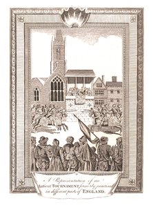 Representaciones de un torneo antiguo practicado en diferentes partes de Inglaterra, 1794 de Unbekannt