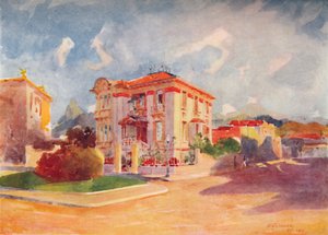 Residencia de S.E. Dr. Pedro de Toledo, ex Ministro de Agricultura, Avenida Beira Mar, 1914 de Unbekannt