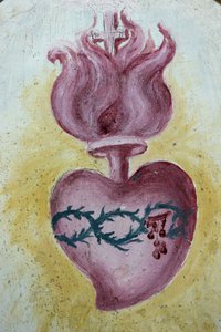Restauración de la iglesia barroca de San Gervais. Sagrado corazón. Renovación de pintura. Francia de Unbekannt