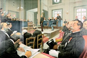Revisión del juicio de Albert Dreyfus, Rennes, Francia, 1899 de Unbekannt