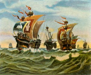 Retorno de la flota de Hamburgo tras la derrota de los Hermanos Victual, 1401, 1936 de Unbekannt