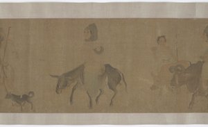 Regreso a casa después de la cosecha, dinastía Yuan o Ming, siglo XIV-XV de Unbekannt