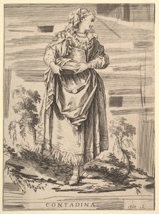 Copia inversa de Contadina, Recueil de diverses figures étrangères inventées par F. de Unbekannt
