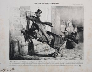 Reglamento del Jockey Club de París: Cada miembro del Jockey Club debe tener un Jockey..., 1800s