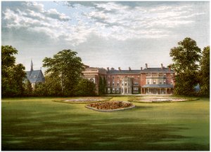Rhydd Court, Worcestershire, hogar del Baronet Lechmere, c1880 de Unbekannt