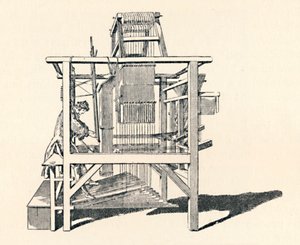 Tejedor de cintas en su telar, 1747, 1904