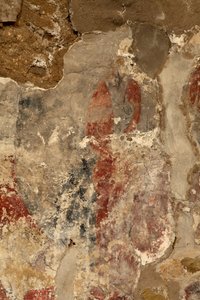 Ribelles. La iglesia. Interior. El ábside. Las pinturas murales. Detalle. Románico. de Unbekannt
