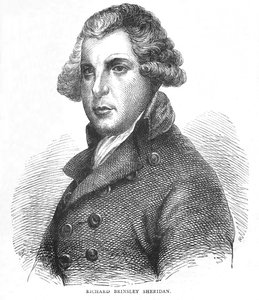 Richard Brinsley Sheridan, dramaturgo, poeta y político irlandés, c1875 1878 de Unbekannt