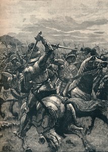 Ricardo III en la Batalla de Bosworth, 1485 1905 de Unbekannt
