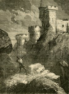 Ricardo I Herido en el Asedio del Castillo de Chaluz, 1199, 1890 de Unbekannt