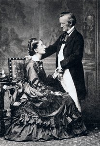 Richard y Cosima Wagner, finales del siglo XIX de Unbekannt