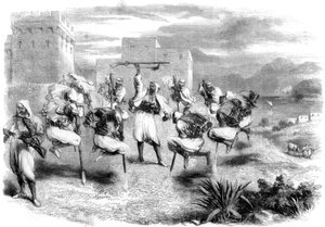 Danza Nupcial Riffiana en Tánger, 1860