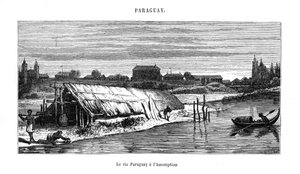 Río Paraguay, América del Sur, siglo XIX de Unbekannt