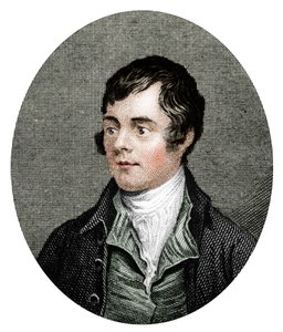 Robert Burns, poeta escocés, 1877