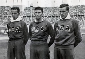 Robert Clark, Glenn Morris, John Parker, decatletas americanos, Olimpiadas de Berlín, 1936 de Unbekannt