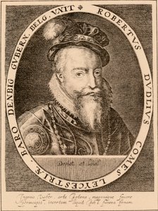 Robert Dudley, primer conde de Leicester 1532-1588, noble inglés, 1889 de Unbekannt