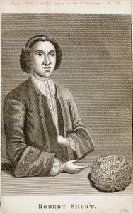 Robert Short, curiosidad médica, c 1750s