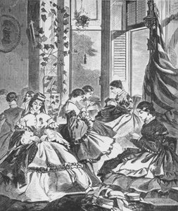 El papel de las mujeres en la guerra, 1861, 1938 de Unbekannt