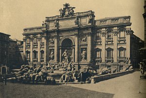 Roma - Fuente de Trevi, 1910