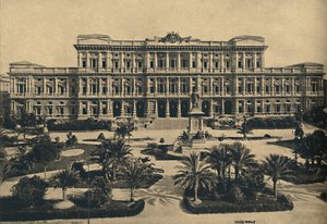 Roma - Prati di Castello. Nuevos Tribunales de Justicia por Calderini, y estatua de Cavour, 1910 de Unbekannt