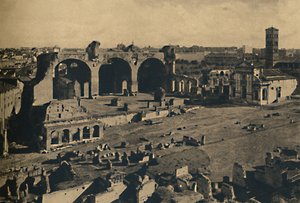 Foro Romano - Basílica de Majencio y Iglesia de S. Francesca Romana de Unbekannt