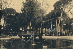 Roma - Villa Borghese - Fuente de los caballos marinos, 1910 de Unbekannt
