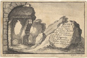 Ruinas Romanas, segunda versión de la portada de Unbekannt