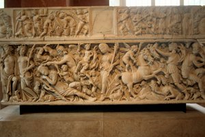 Sarcófago romano con la leyenda de Selene y Endimión, 230-235 d.C. de Unbekannt