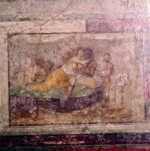 Pintura mural romana, en Roma, siglo I de Unbekannt