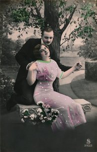Postal romántica, c. 1910 de Unbekannt