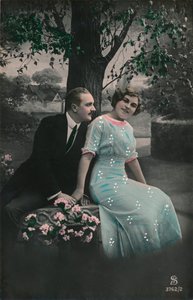 Postal romántica de Unbekannt