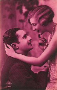Postal romántica, c1920s